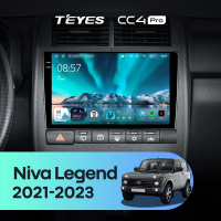 Штатная магнитола для LADA Niva Legend (2021-2023) (Экран 9,5") - Teyes CC4 Pro на Android 13, 8-ядер, 8ГБ-128ГБ, SIM-слот
