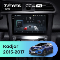 Штатная магнитола для Renault Kadjar (2015-2017) (Экран 9,5") - Teyes CC4 Pro на Android 13, 8-ядер, 12ГБ-256ГБ, SIM-слот