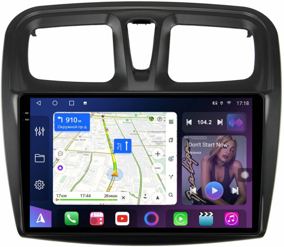 Штатная магнитола FarCar s400 2K для Renault Logan, Sandero на Android  (XXL3051M)