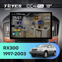 Штатная магнитола для Lexus RX300 XU10 (1997-2003) (Экран 13") - Teyes CC4 Pro на Android 13, 8-ядер, 8ГБ-128ГБ, SIM-слот